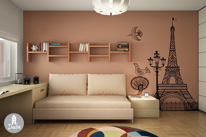 France Scheme To Decorate Kid's Bedroom