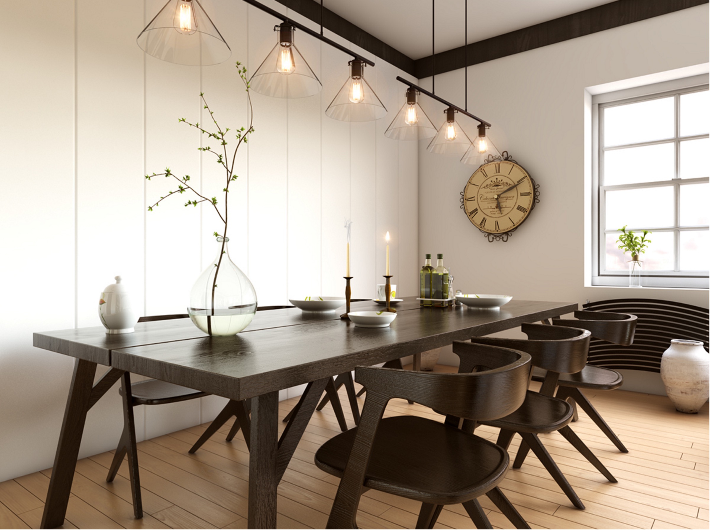 7 Inspirational Ideas For Dining Room, Dark Wood Dining Room Ideas