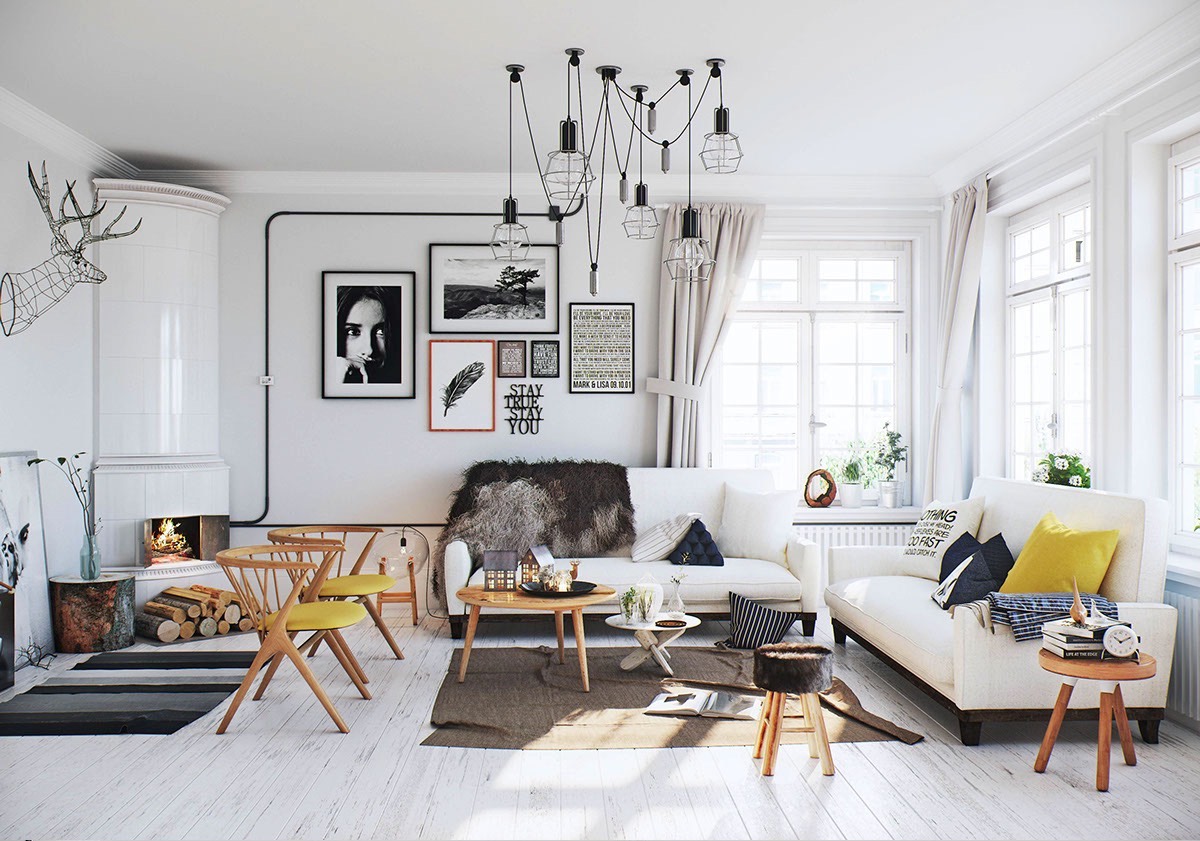 Scandinavian room interior ideas