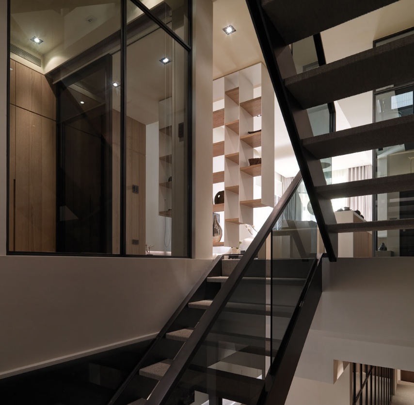 Black modern loft style
