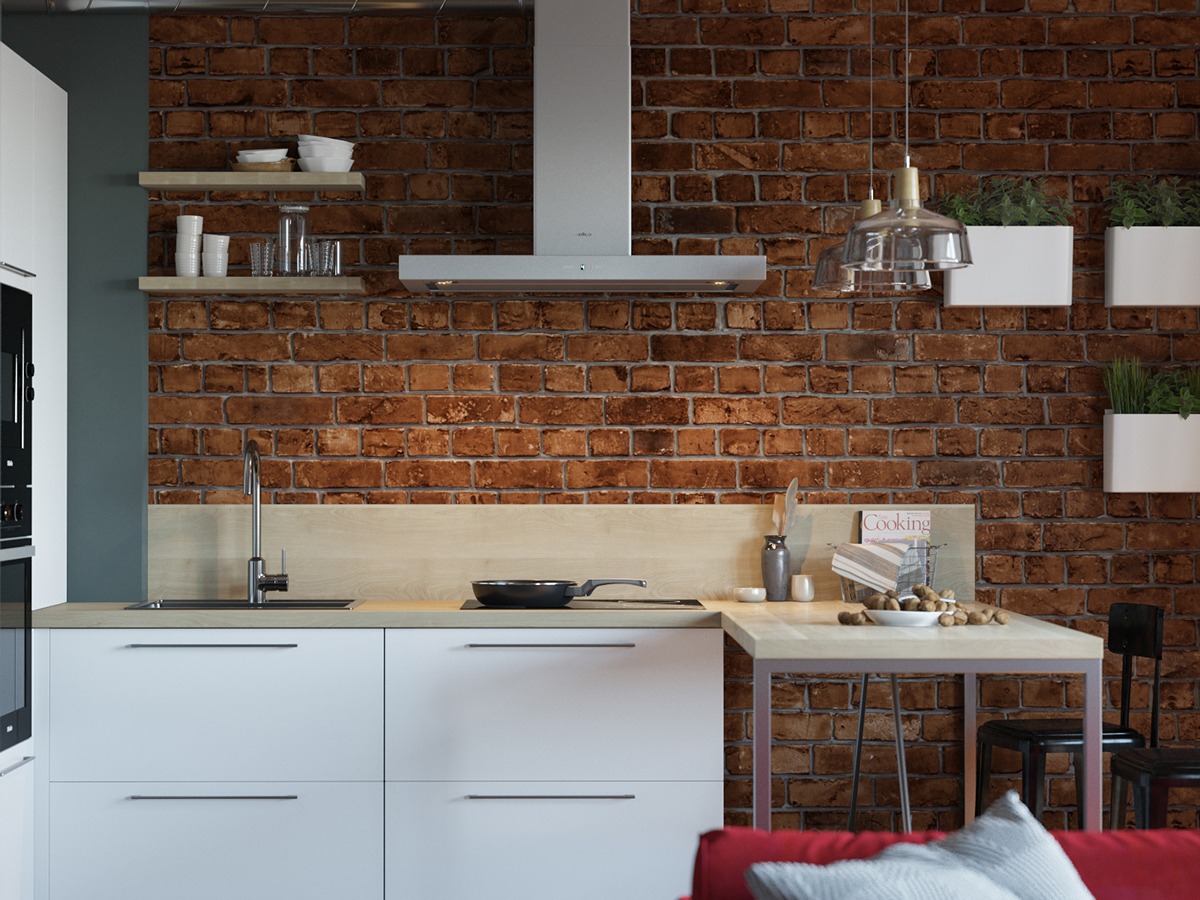 apartment interior kitchen design