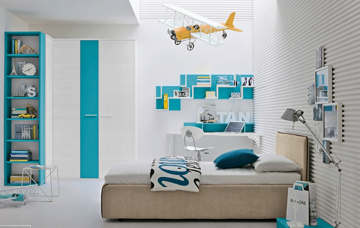 modern and colorful kid's bedroom