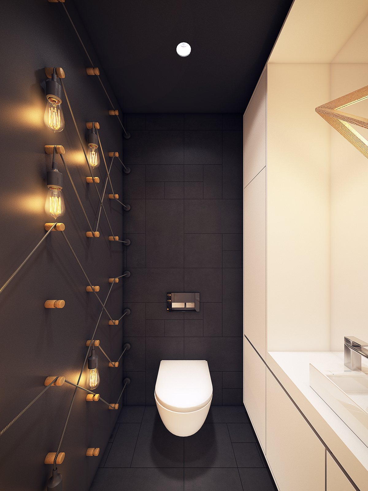 scandinavian bathroom apartment design