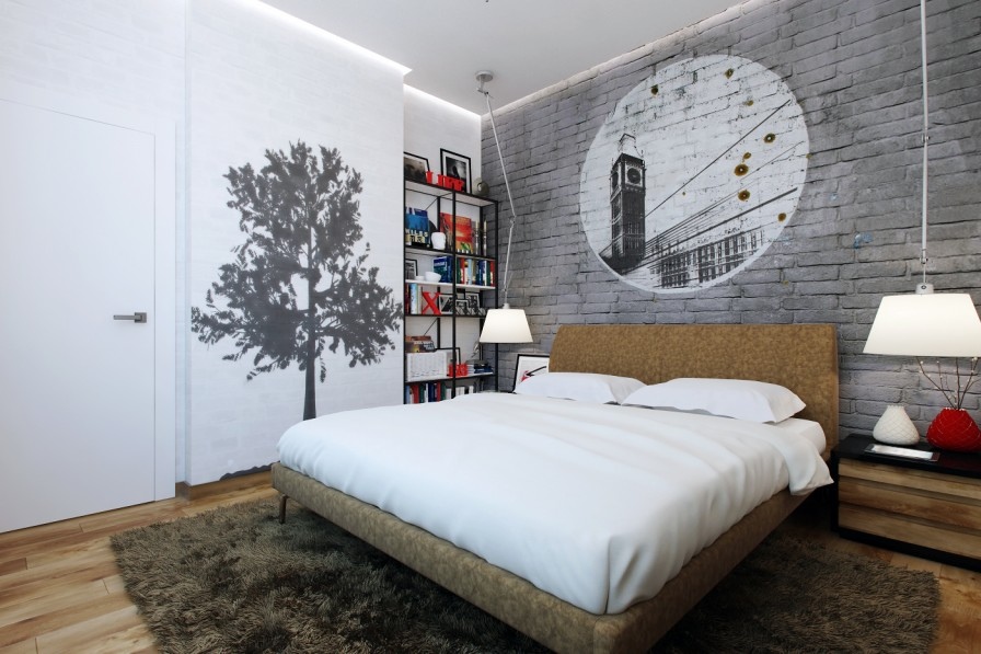 wall texture bedroom design