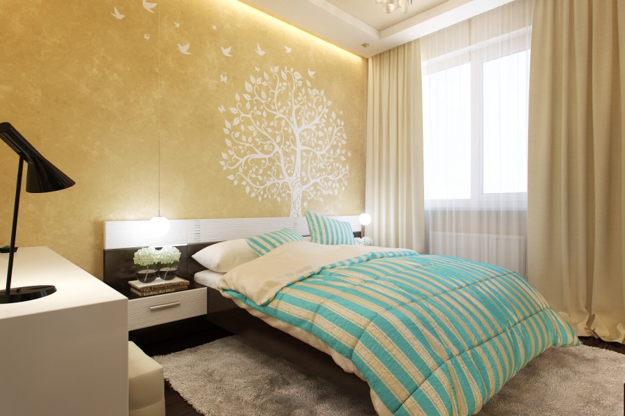 Tips How To Arrange Small Bedroom Designs Using Contemporary and Cute