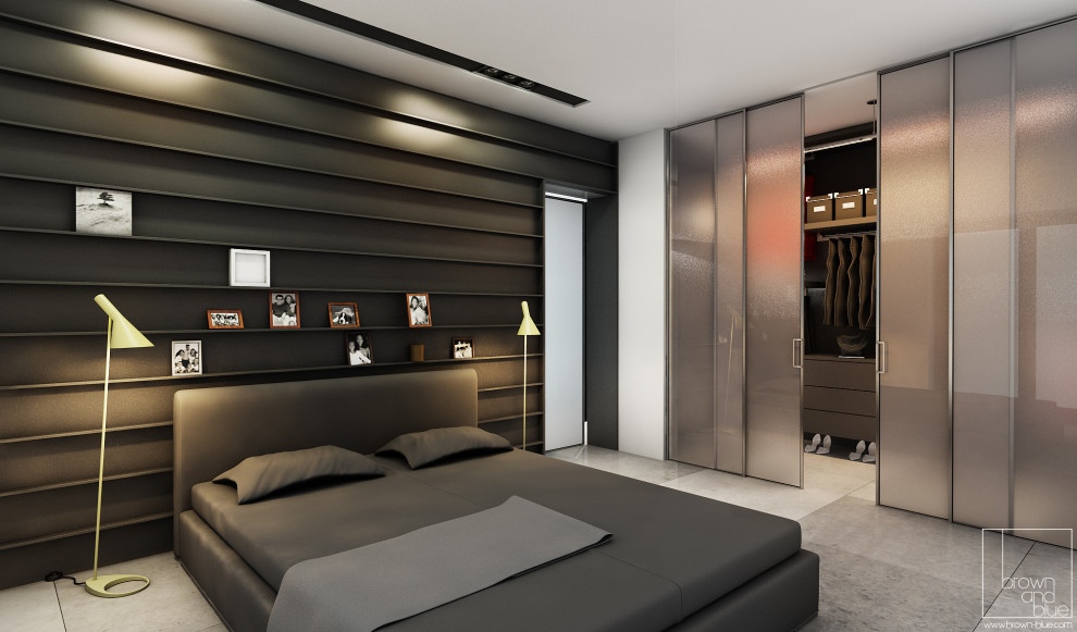 A variety of gorgeous bedroom designs with trendy wooden style ...
