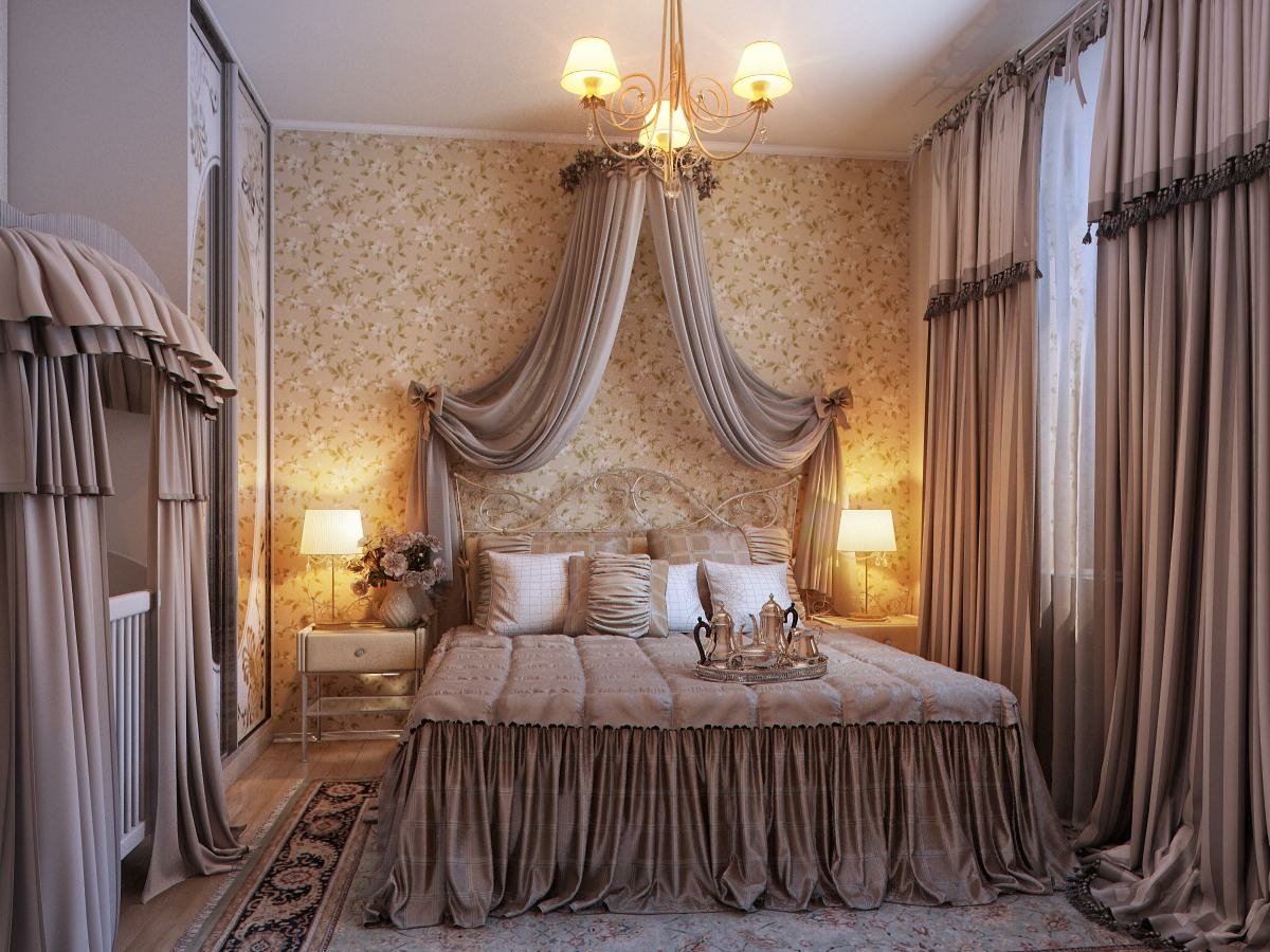 classic elegant bedroom design