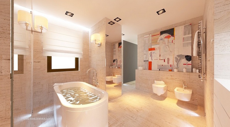 modern tile bathroom design