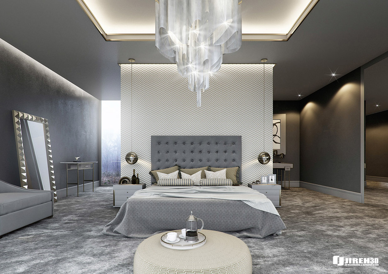 luxury bedroom designs with a variety of contemporary and trendy interior