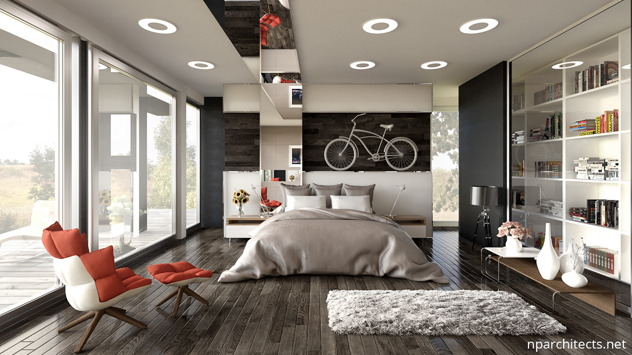 luxury bedroom for home design