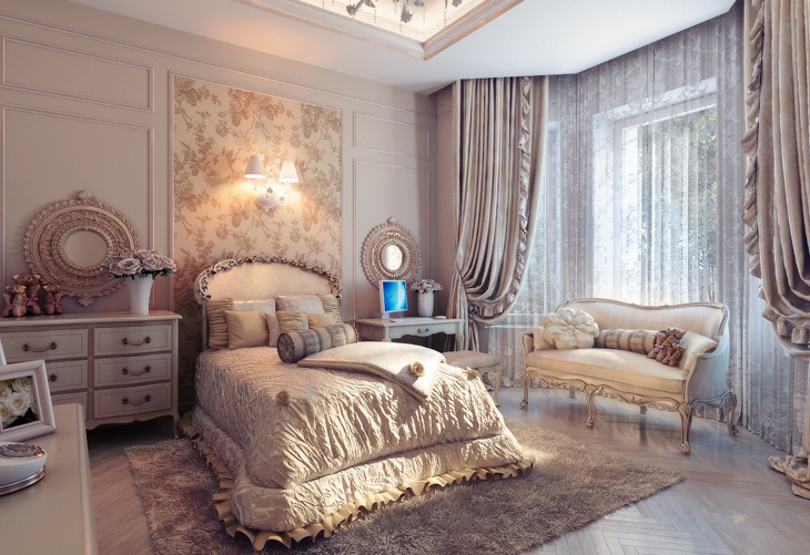 soft and elegant bedroom decor
