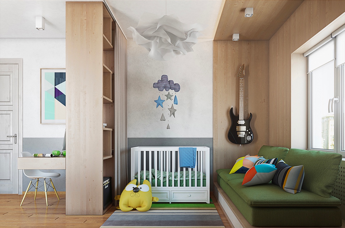 modern nursery room design