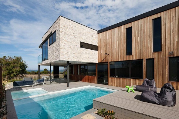 Contemporary two-storey home design