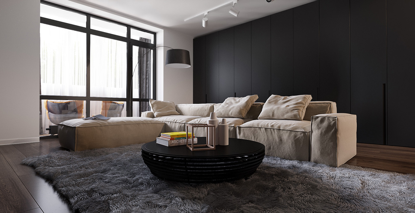 Dark Living Room Design Ideas With Sophisticated Decor