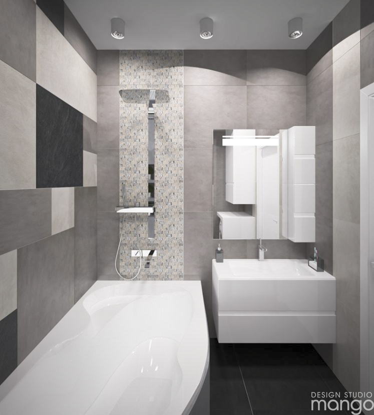 Modern Small Bathroom Designs Combined With Variety Of Tile Backsplash Decor Looks So Modern 