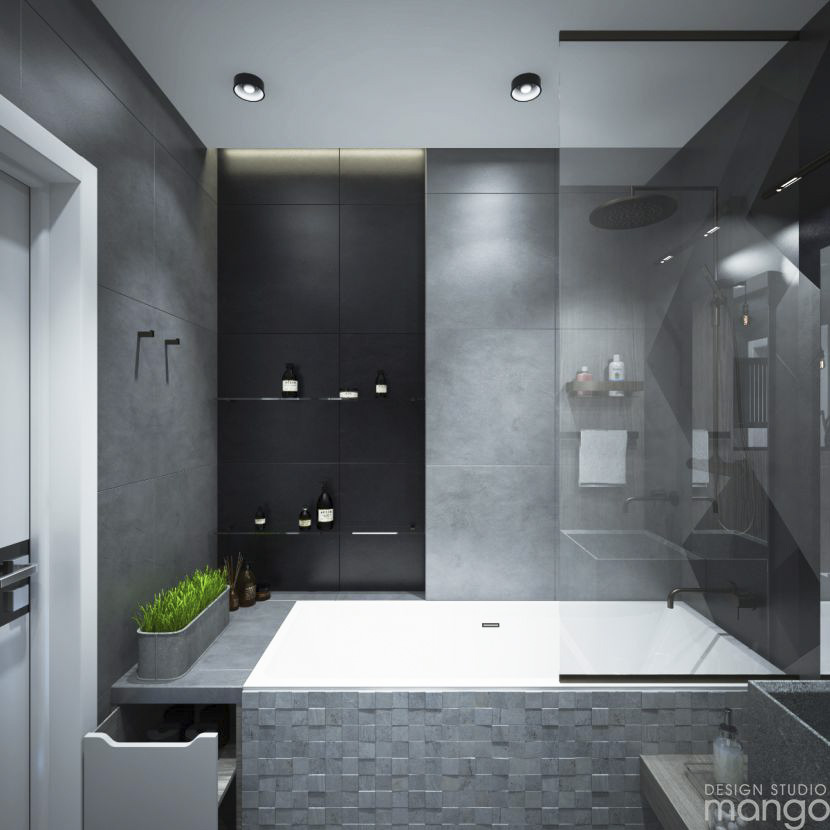 Modern Small Bathroom Designs Combined With Variety Of Tile Backsplash Decor Looks So Modern 