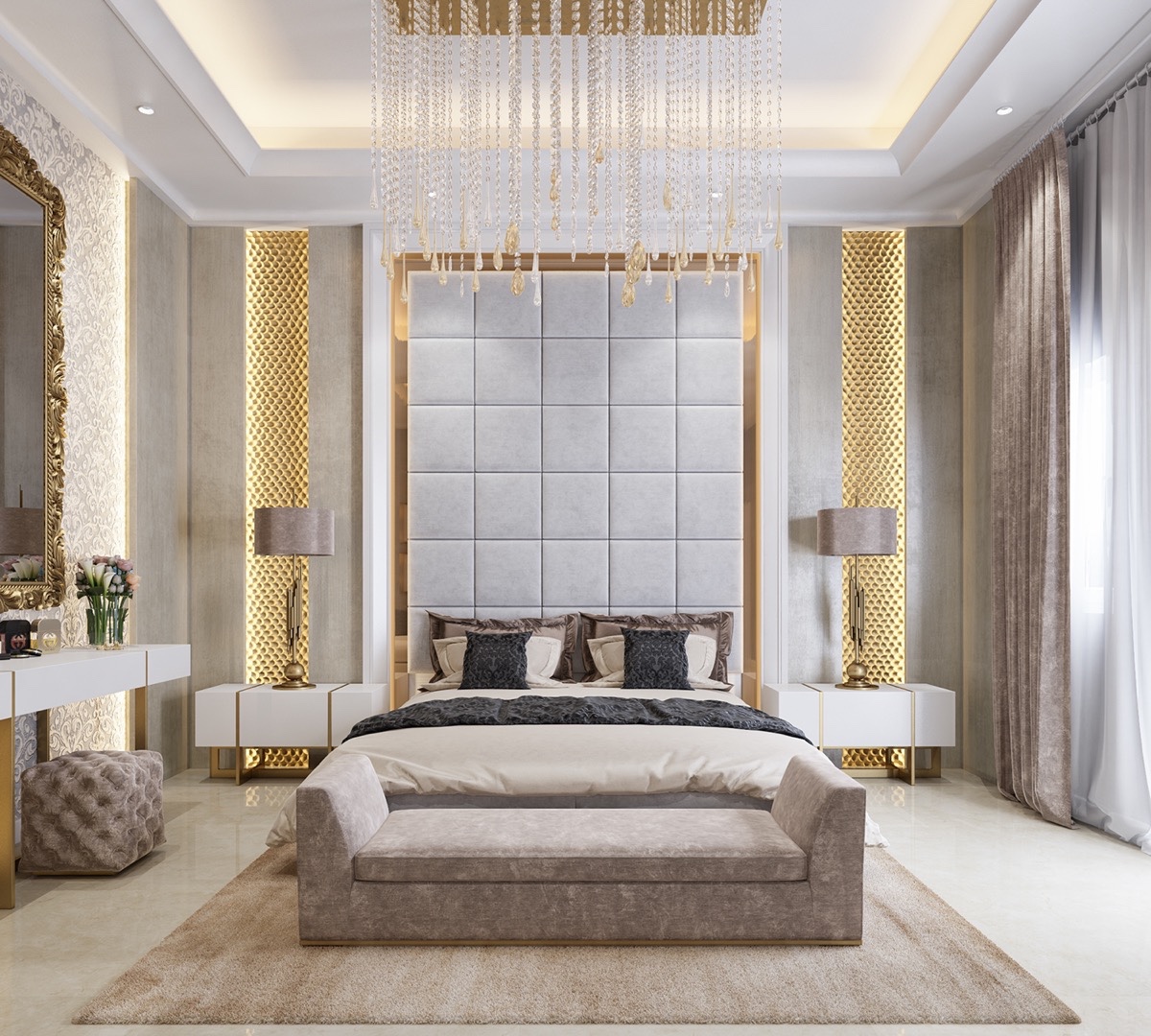 3 Kind Of Elegant Bedroom Design Ideas Includes a ...