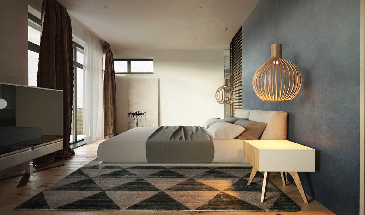 soft color bedroom design