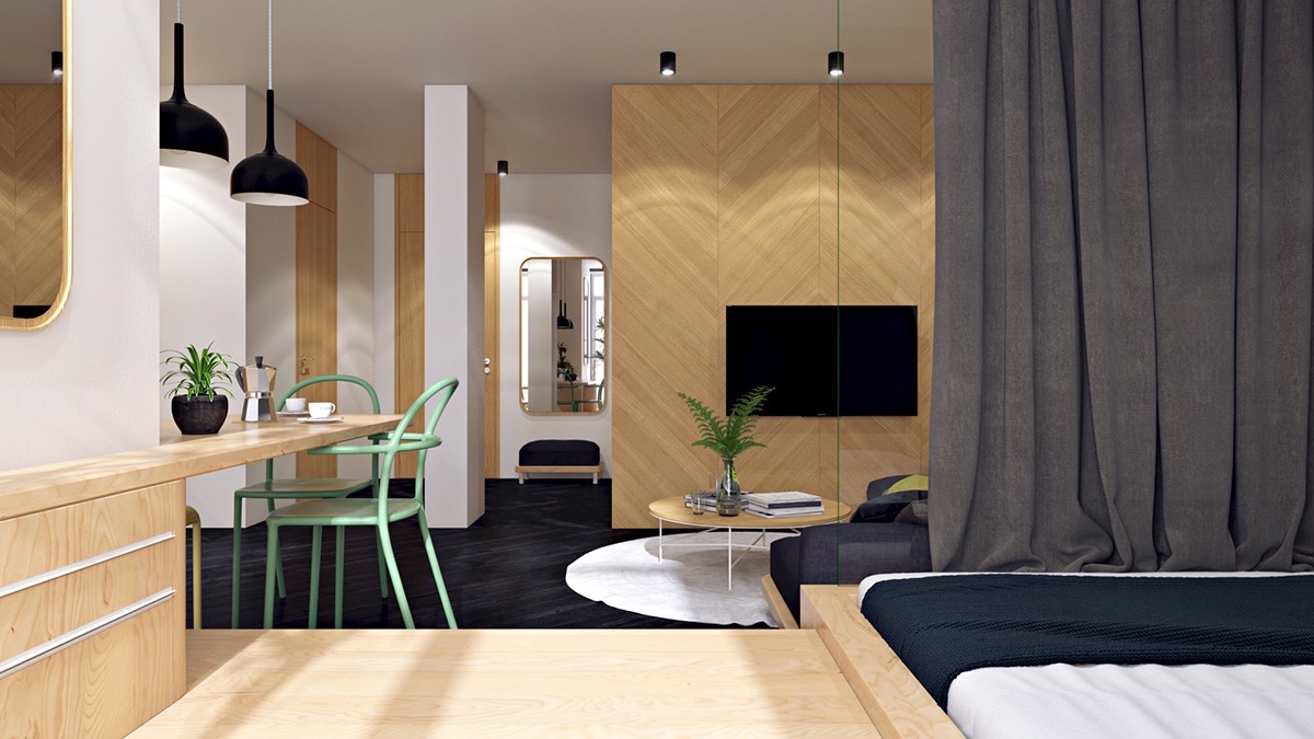 small minimalist apartment design