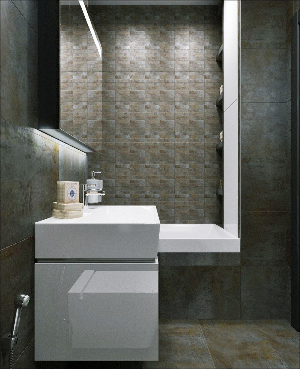 gray bathroom design