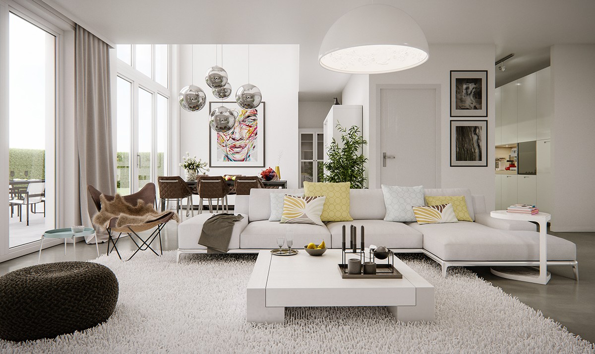 modern living room 2024