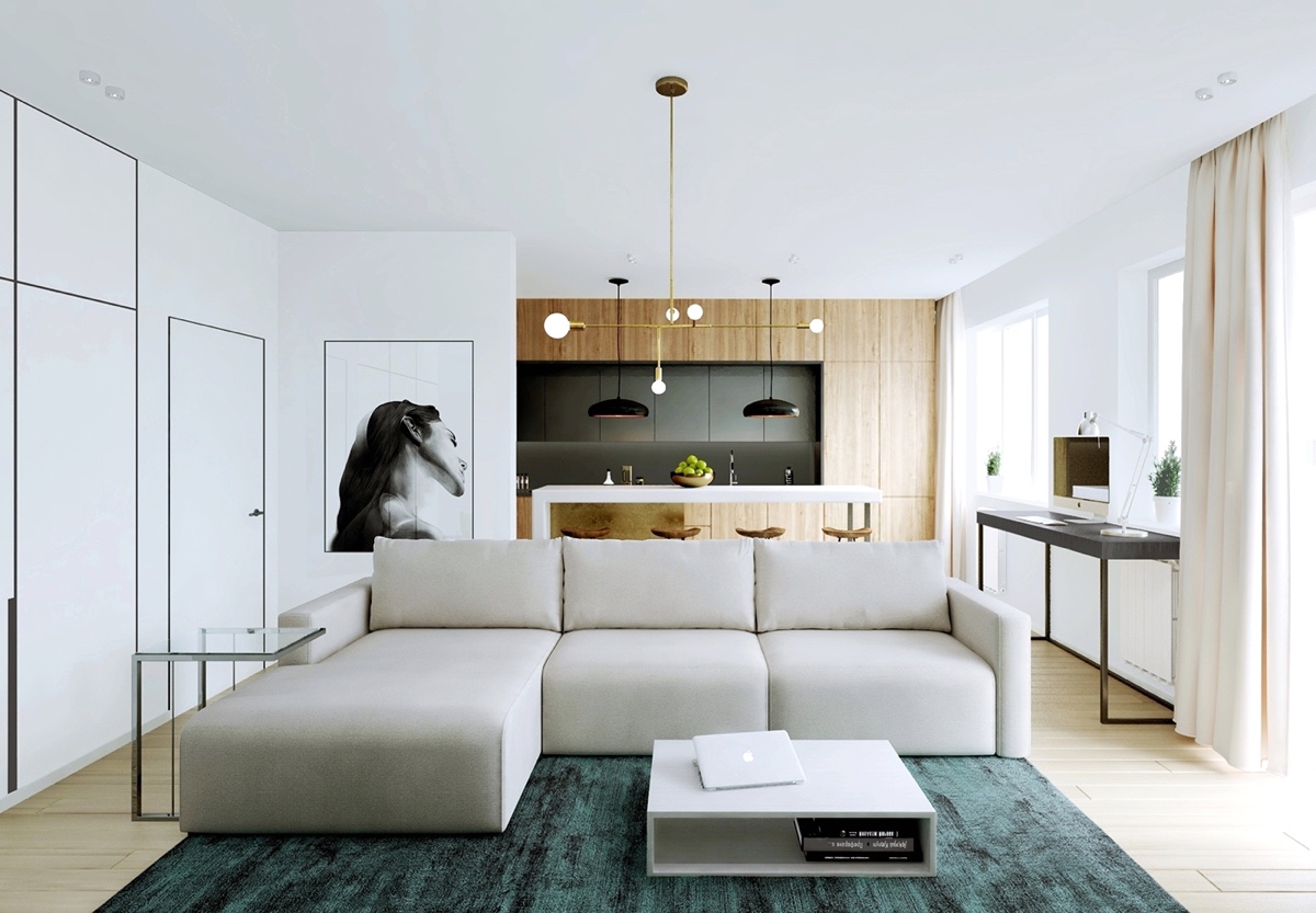 Modern Apartment Decor With Minimalist and Natural Neutral Color Schemes