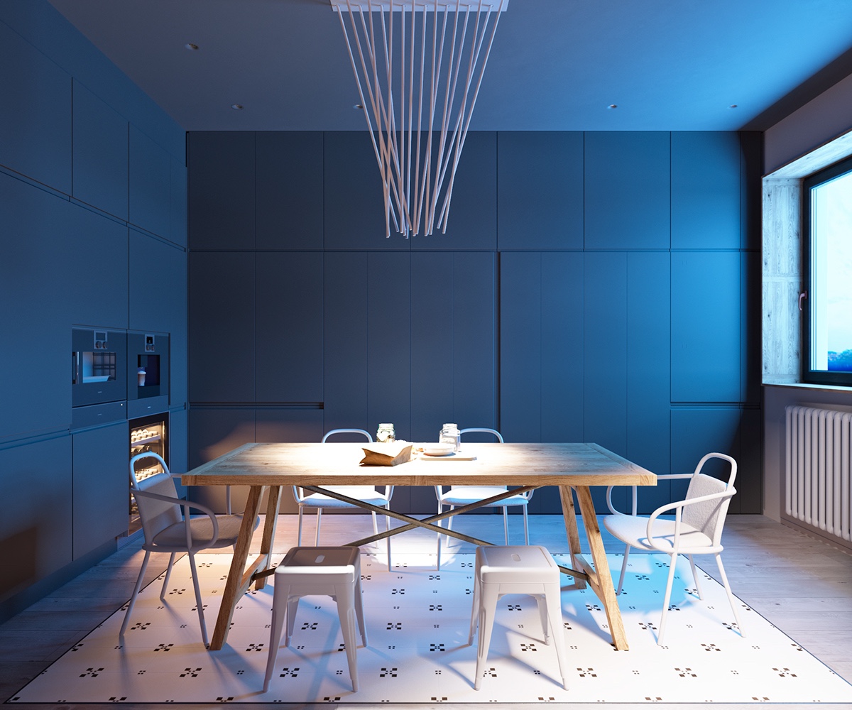 creative-light-fixture for modern dining