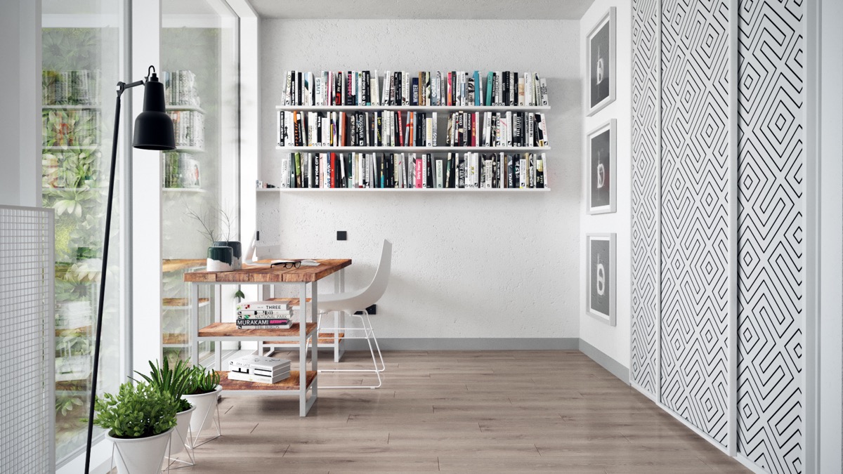 small-apartment-library-inspiration 