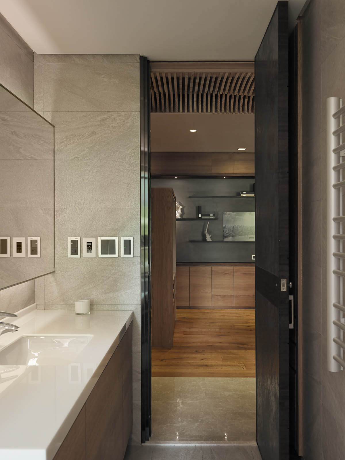 stunning- wooden bathroom design