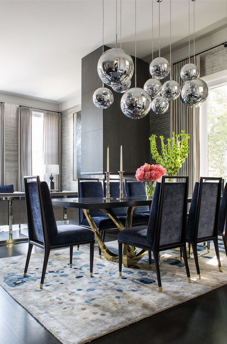 dark luxury dining room ideas