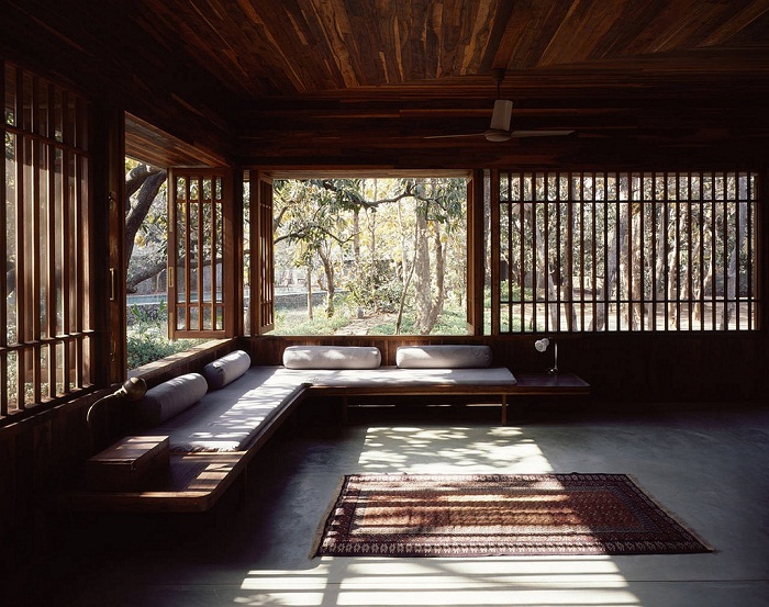 Oriental living room design 
