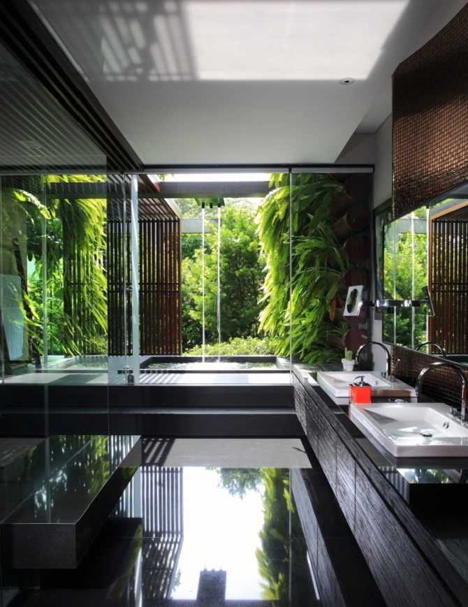 Nature inspiration for bathroom 