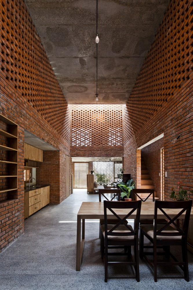 Amazing Apartment Design Using Brick Wall Decor That Can Create A Warm 