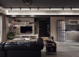 masculine living room