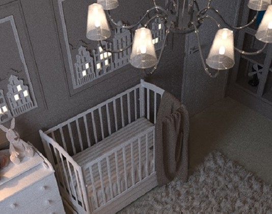 A Design Of Dark Shades For Childroom