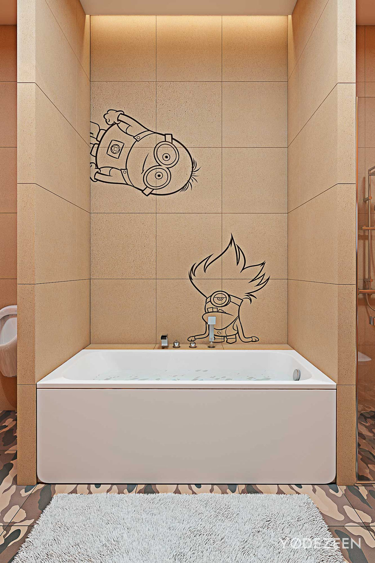 Minion bathroom design