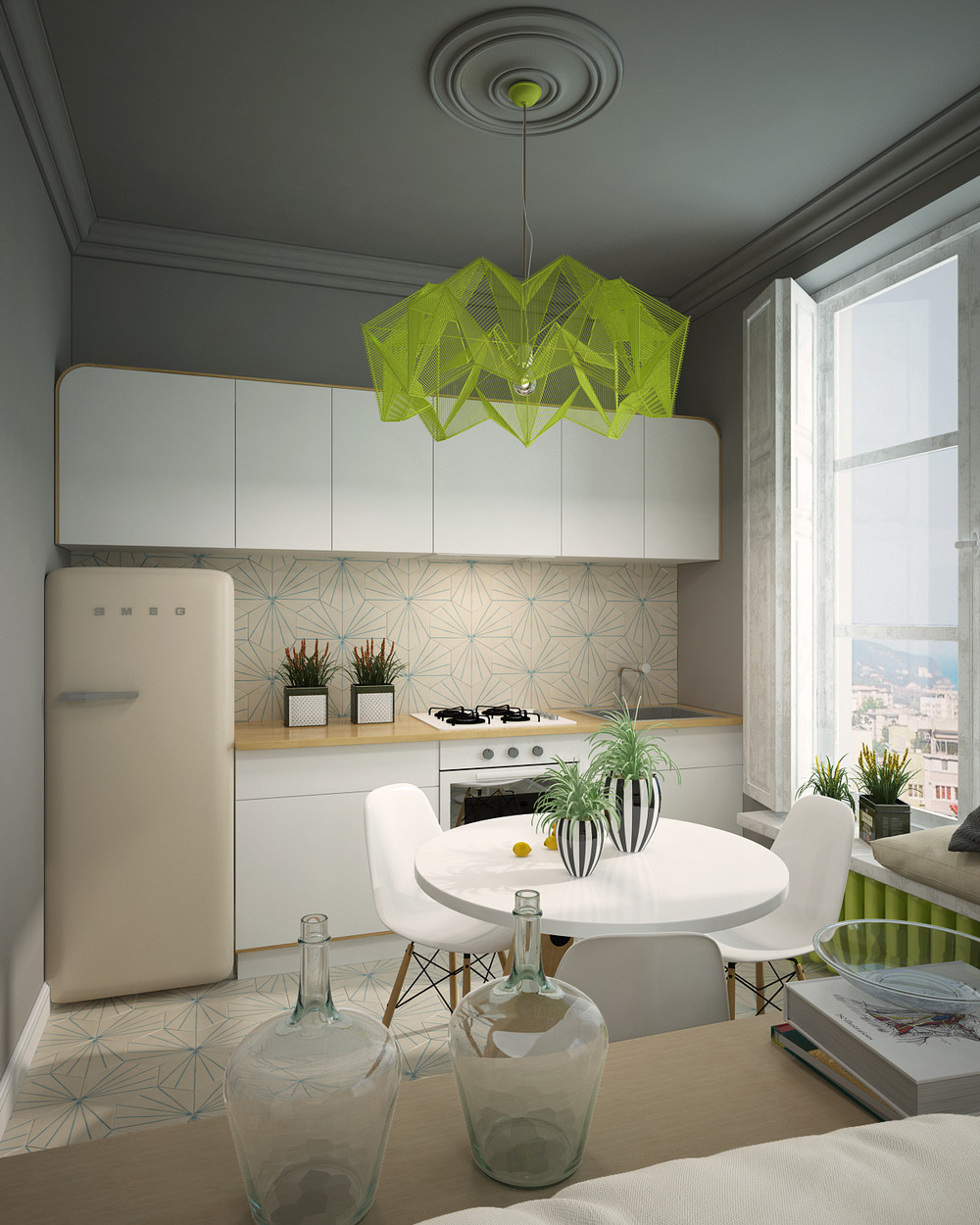 minimalist kitchen set design