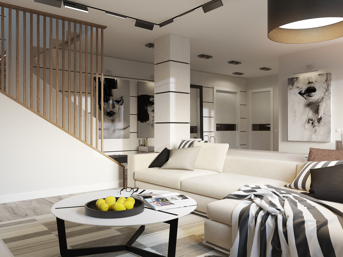 Neutral living room design