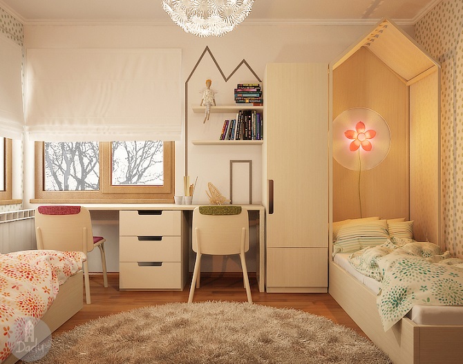 Twin hotsell girl bedroom