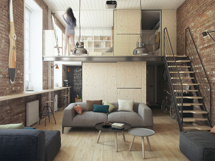 Minimalist apartment design