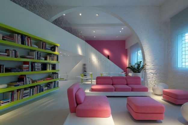 Best living room design for Pink addict 