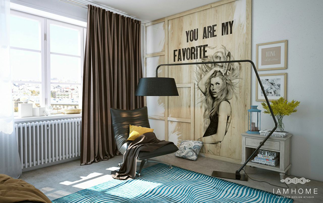 Cool and stylish bedroom decoration