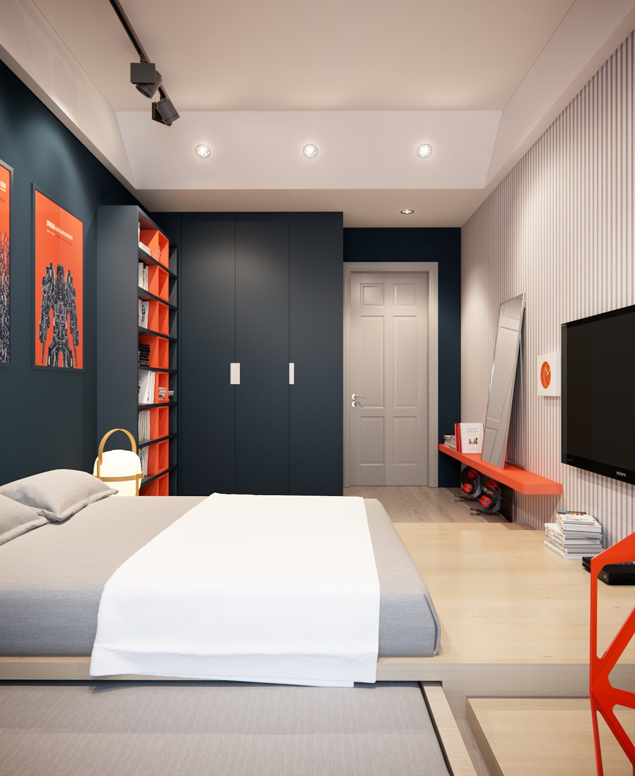 A Modern Apartment With Classic Design Features That Would Be Your Cozy   Boys Bedroom Design 