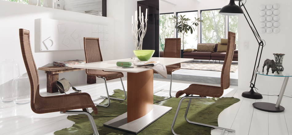 Modern and artistic dining set