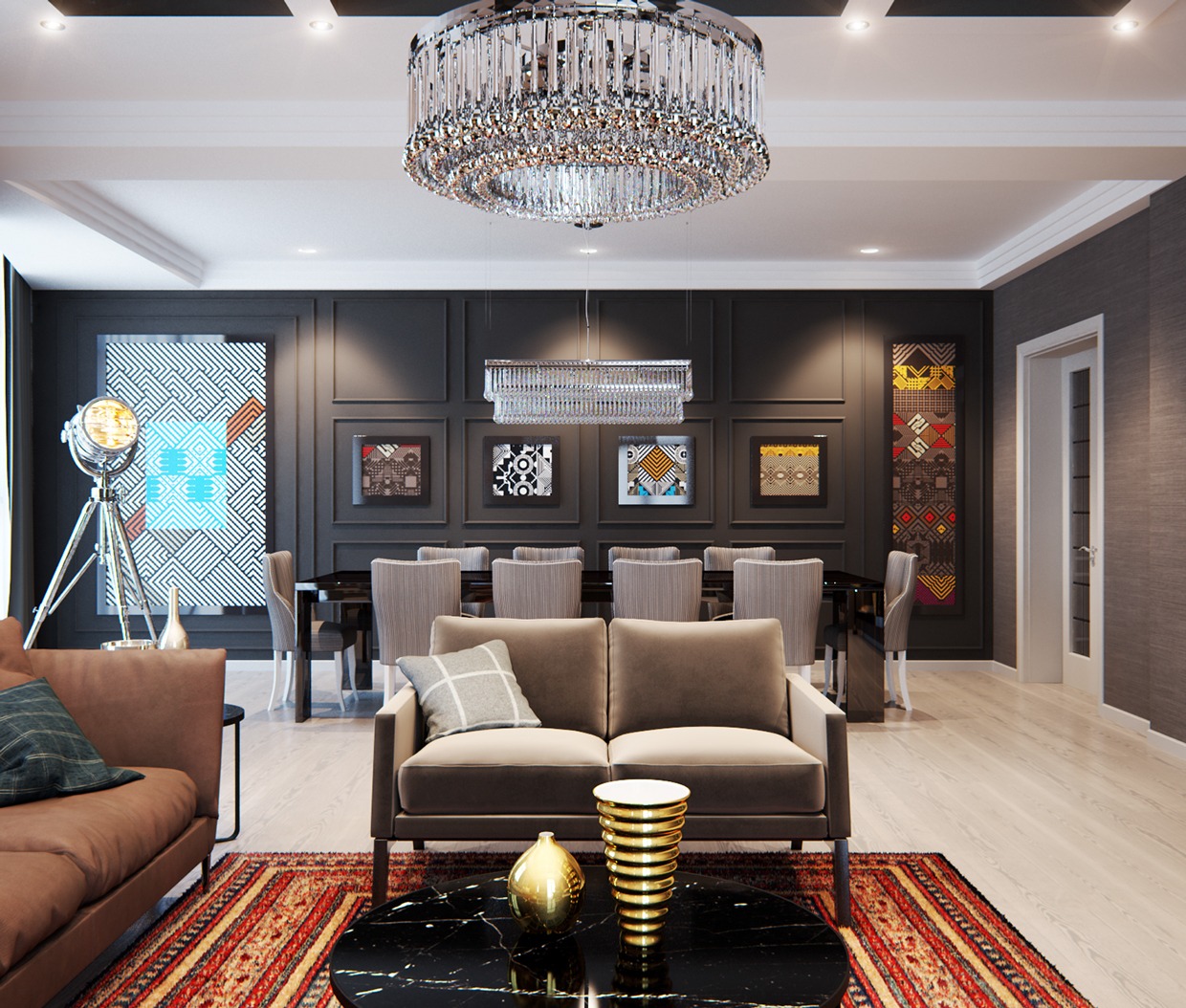 A Modern Interior Home Design Which Combining a Classic Decor That Would Bring Out a Trendy 