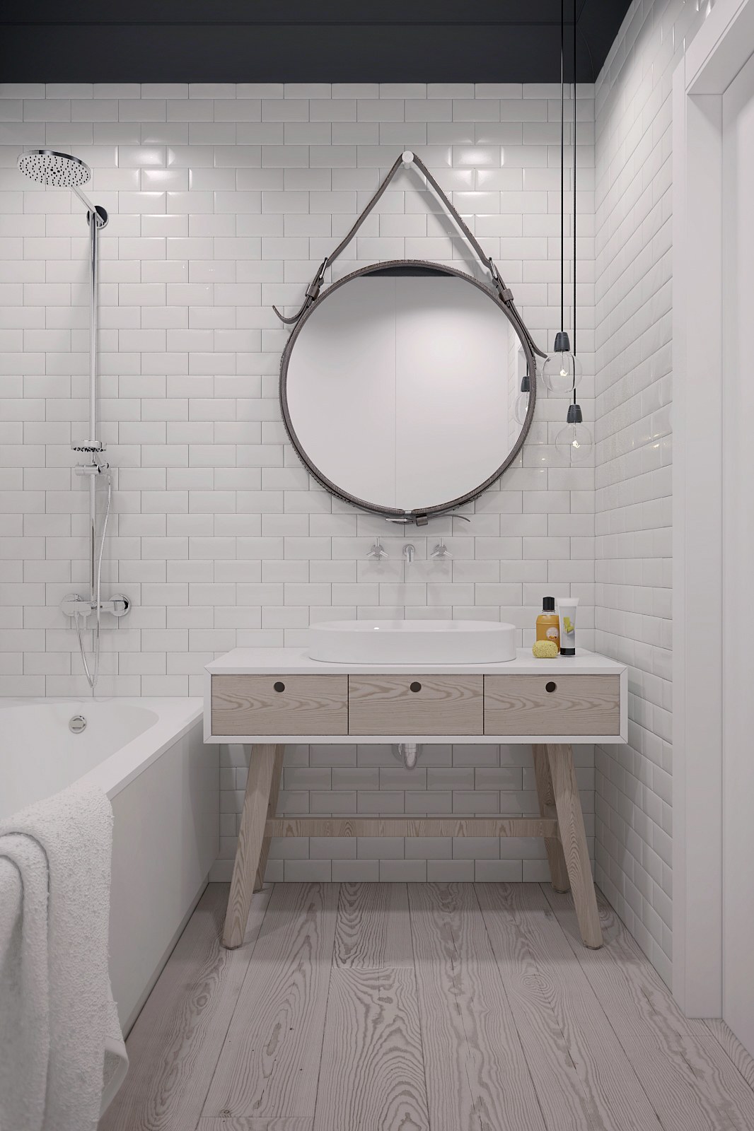 Simple bathroom decoration