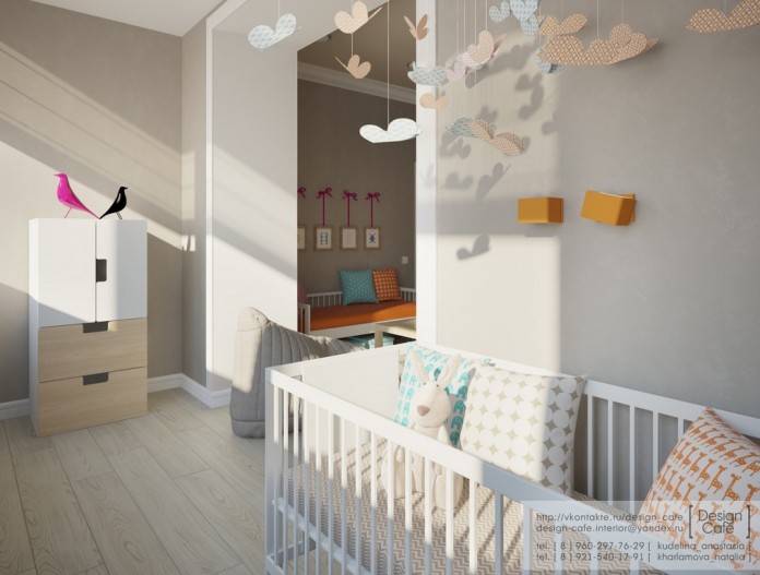 Apartment Design That Would Be perfect For A Young Family - RooHome