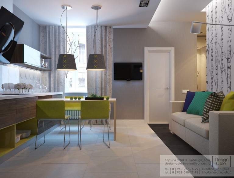 Apartment Design That Would Be perfect For A Young Family - RooHome