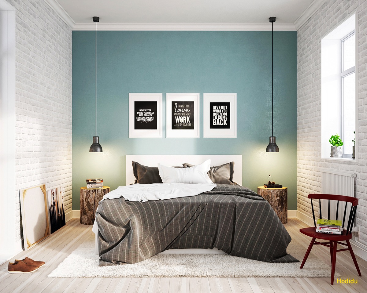 Scandinavian bedroom themes