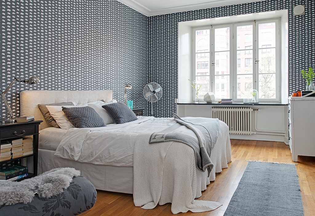 Scandinavian bedroom design